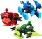 KlikBot Megabots - Pack of Three - Green, Blue, and Red - Toy Figures with Unique Accessories - For Kids 8 and Up